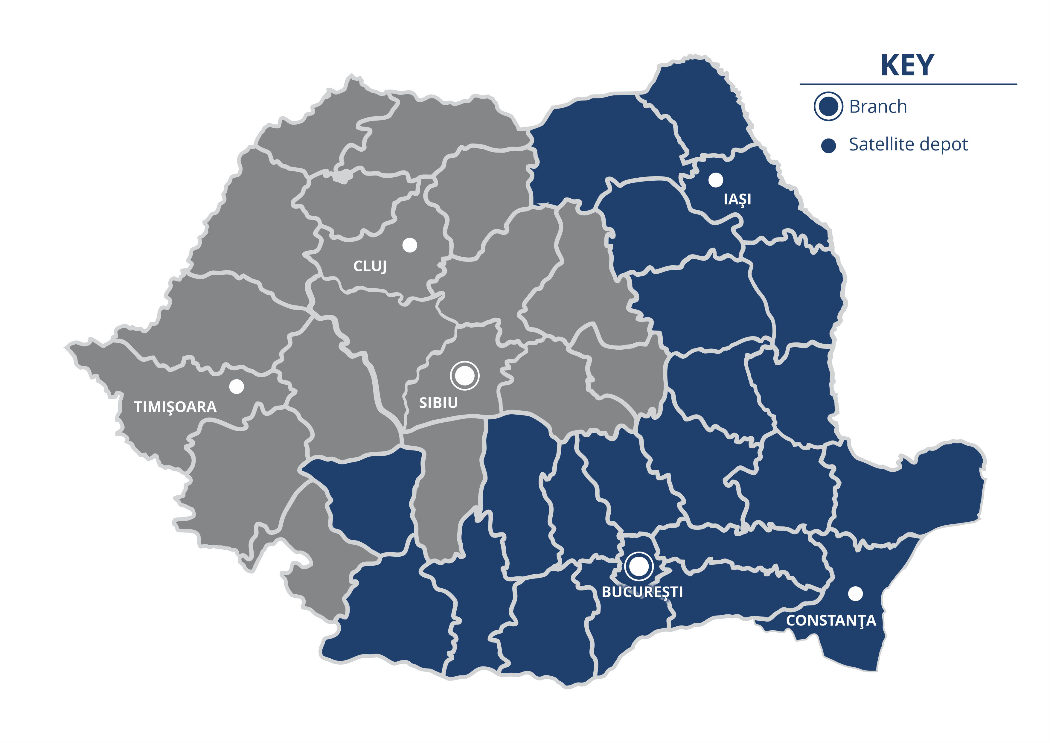 Harta Algeco Romania
