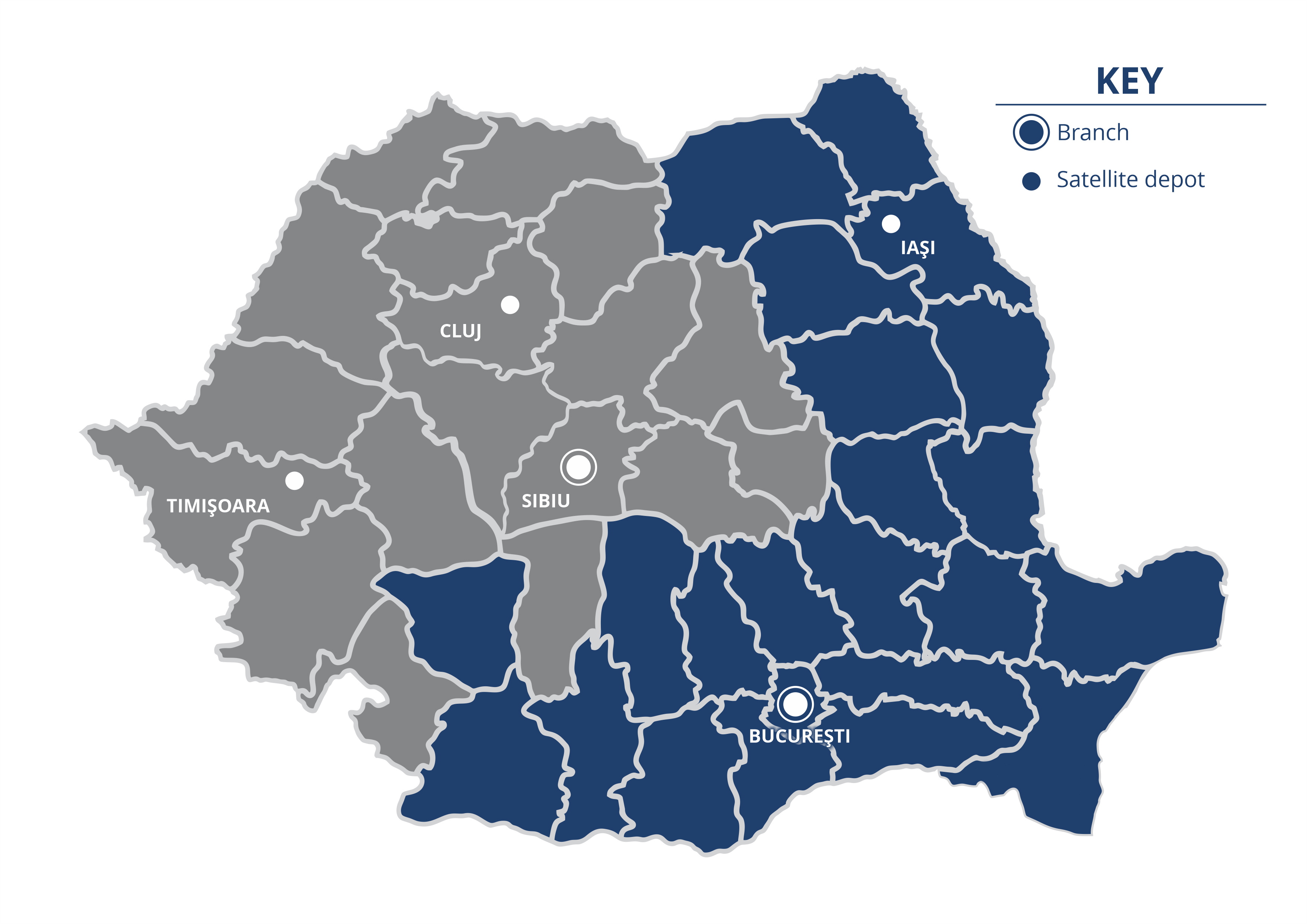 Harta Algeco Romania