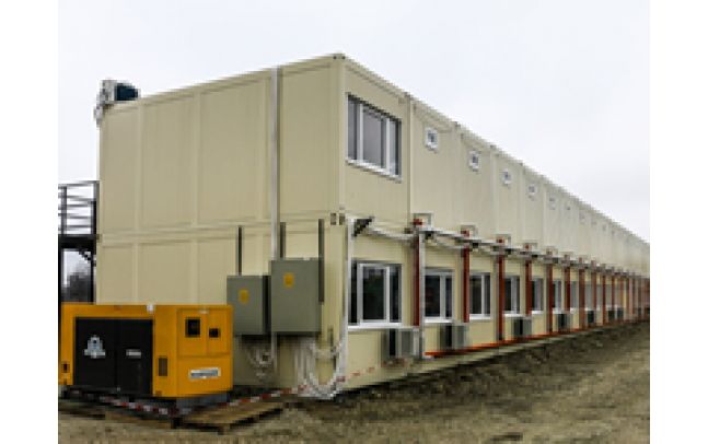 Instalatie electrica intre containerele Algeco